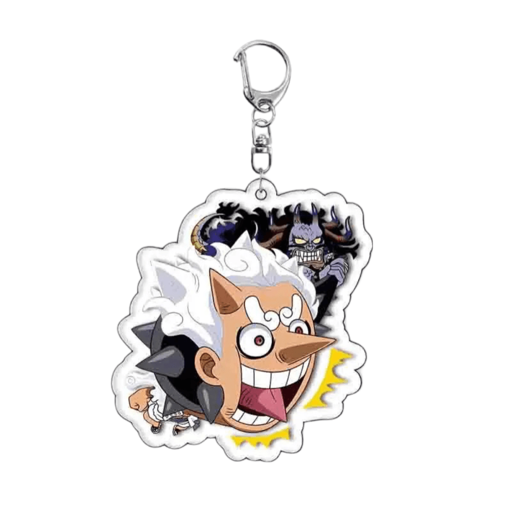 Anime One Piece Gear 5 Kaido Keychain