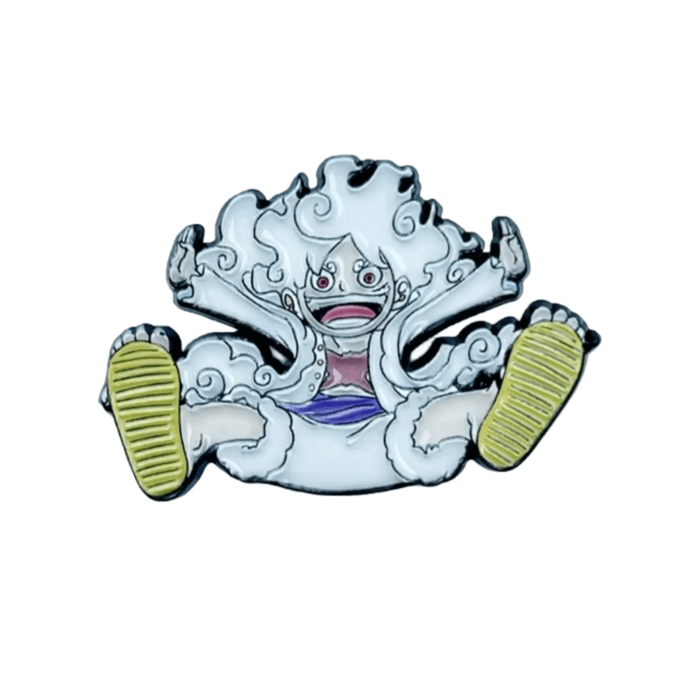 Anime One Piece Luffy Gear 5 Enamel Pin
