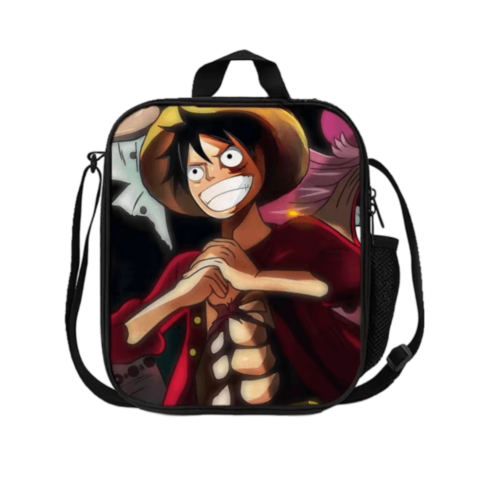Anime One Piece Monkey D. Luffy Student Meal Bag