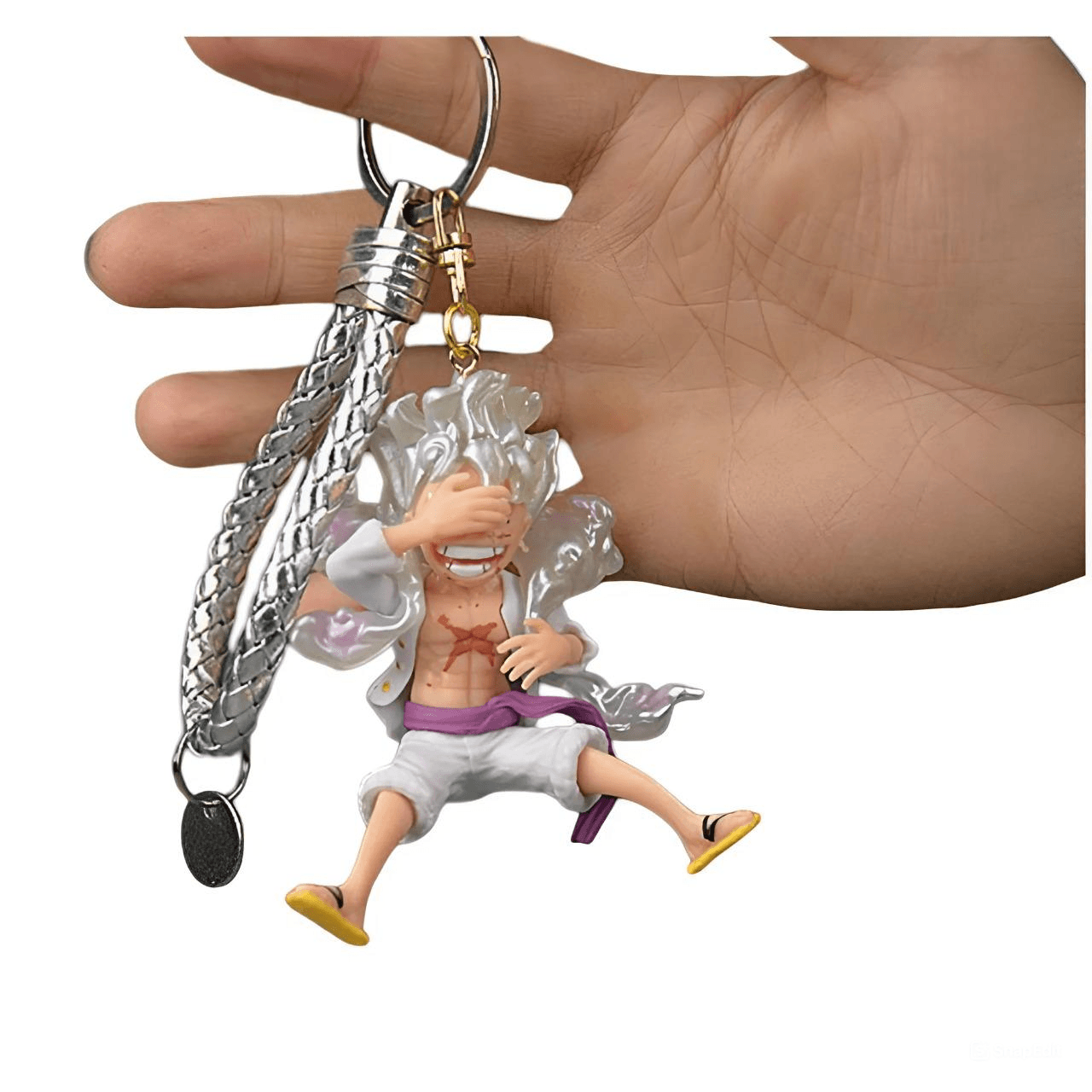 Anime One Piece Luffy Nika Keychain