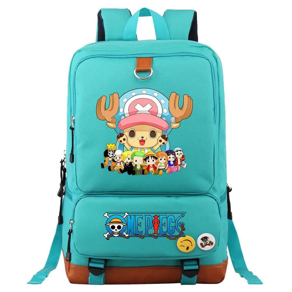 Anime One Piece Tony Tony Chopper And Friends Large Capacity Backpack — detail 2
