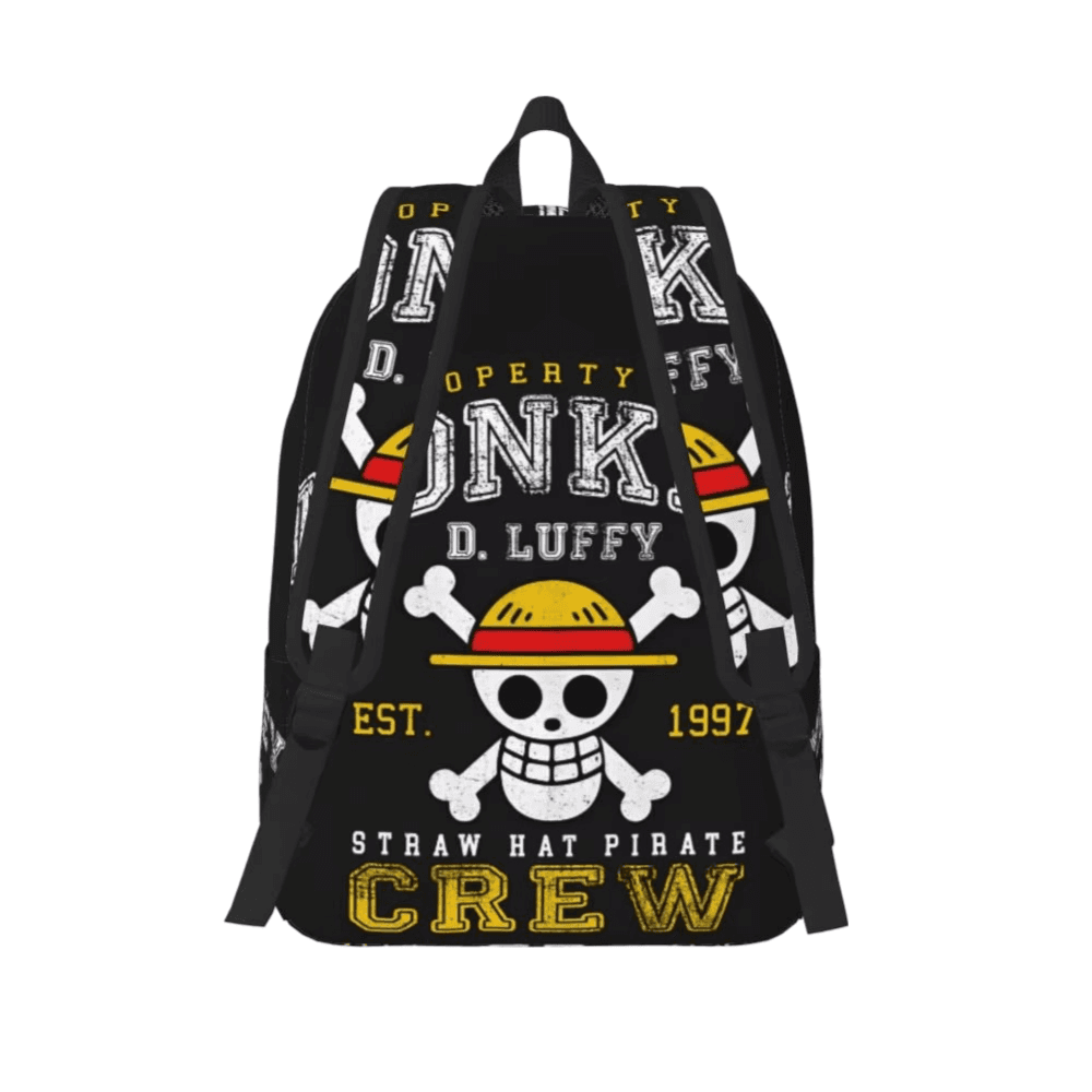 Anime One Piece Straw Hat Pirates Crew Backpack — detail 2