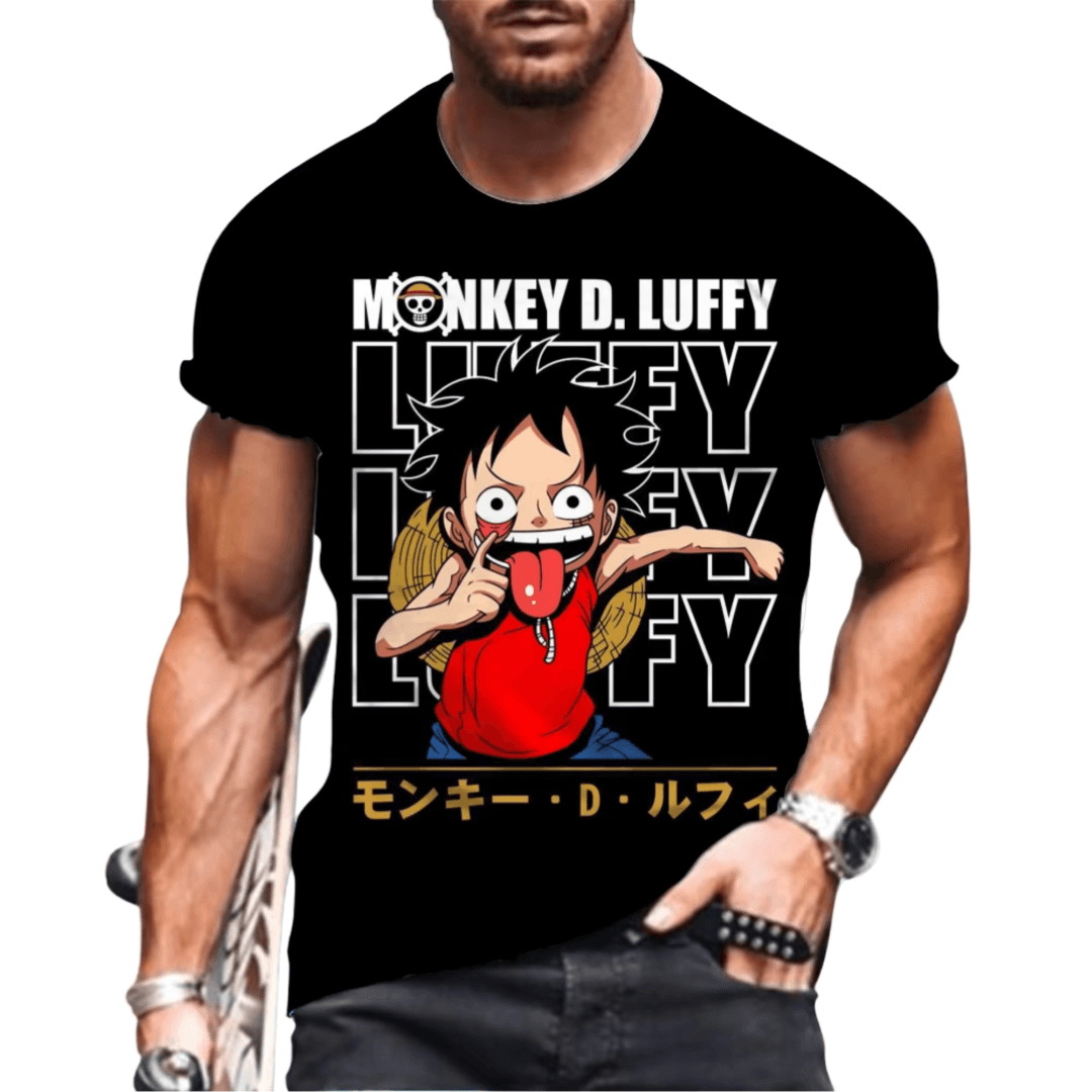 One Piece Monkey D. Luffy Anime Casual T-Shirt