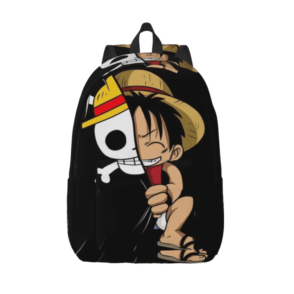Anime One Piece Monkey D. Luffy And Flag Backpack