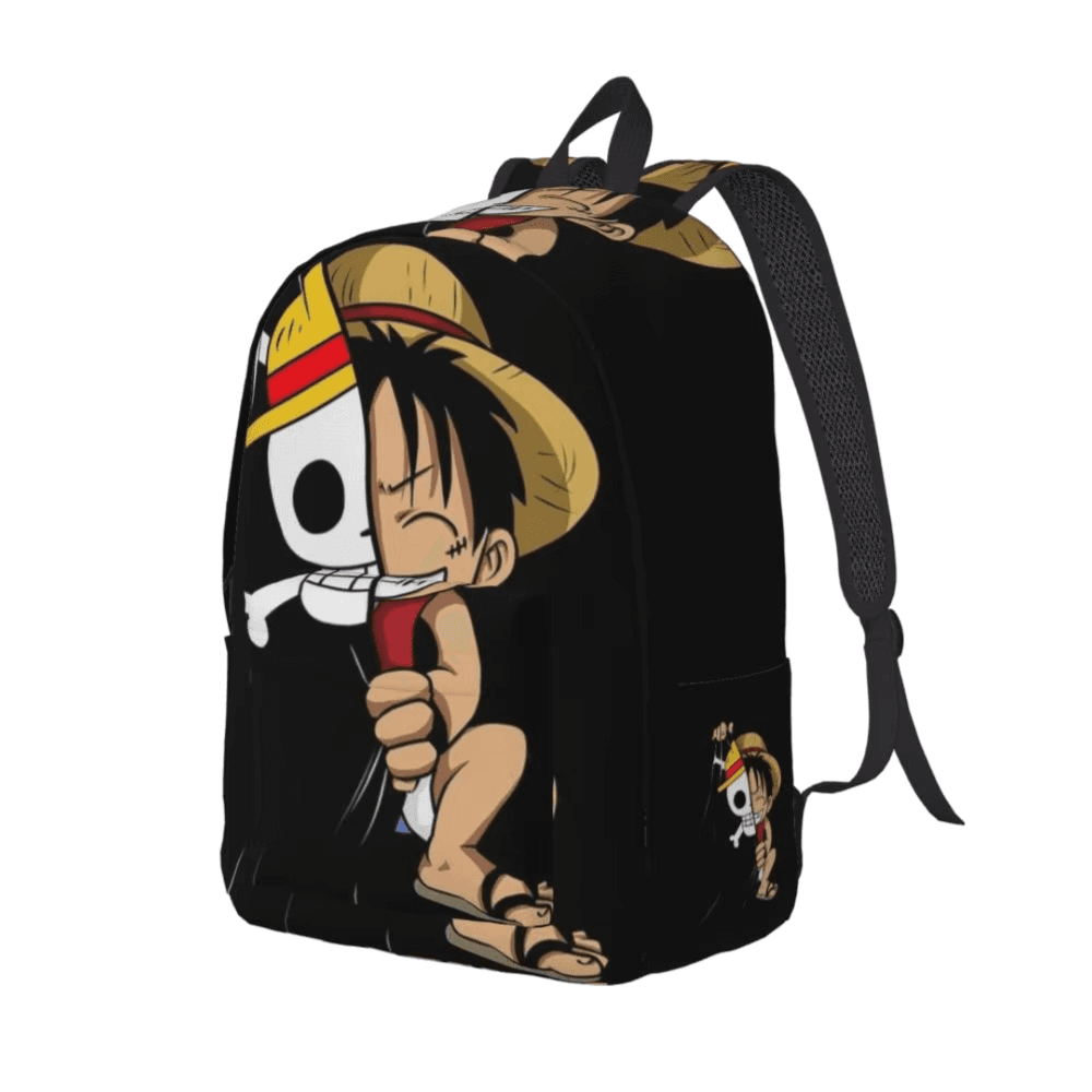 Anime One Piece Monkey D. Luffy And Flag Backpack — detail 1