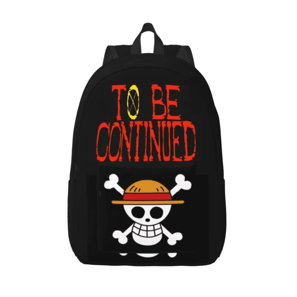Anime One Piece To Be Continued Backpack