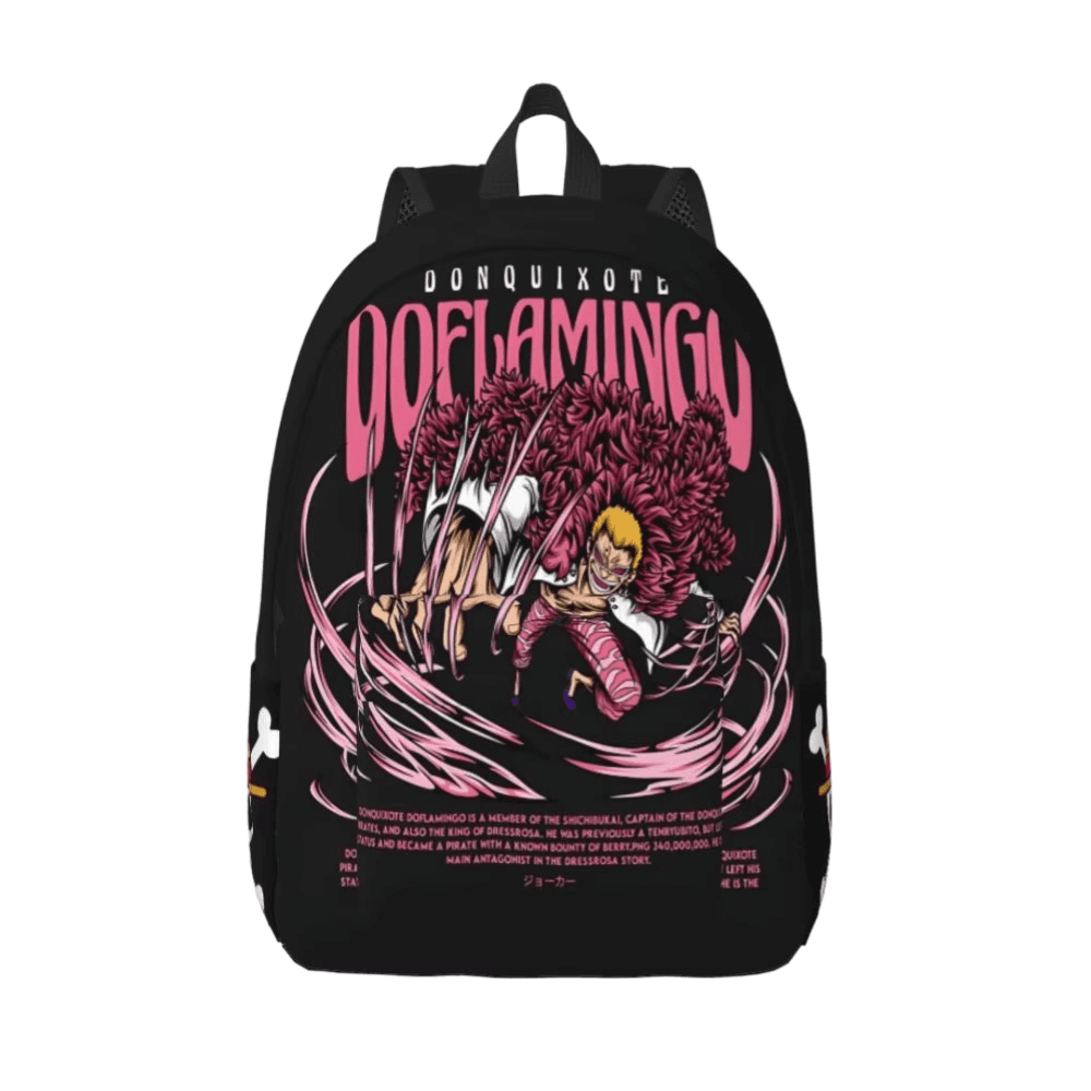 Anime One Piece Donquixote Doflamingo Backpack