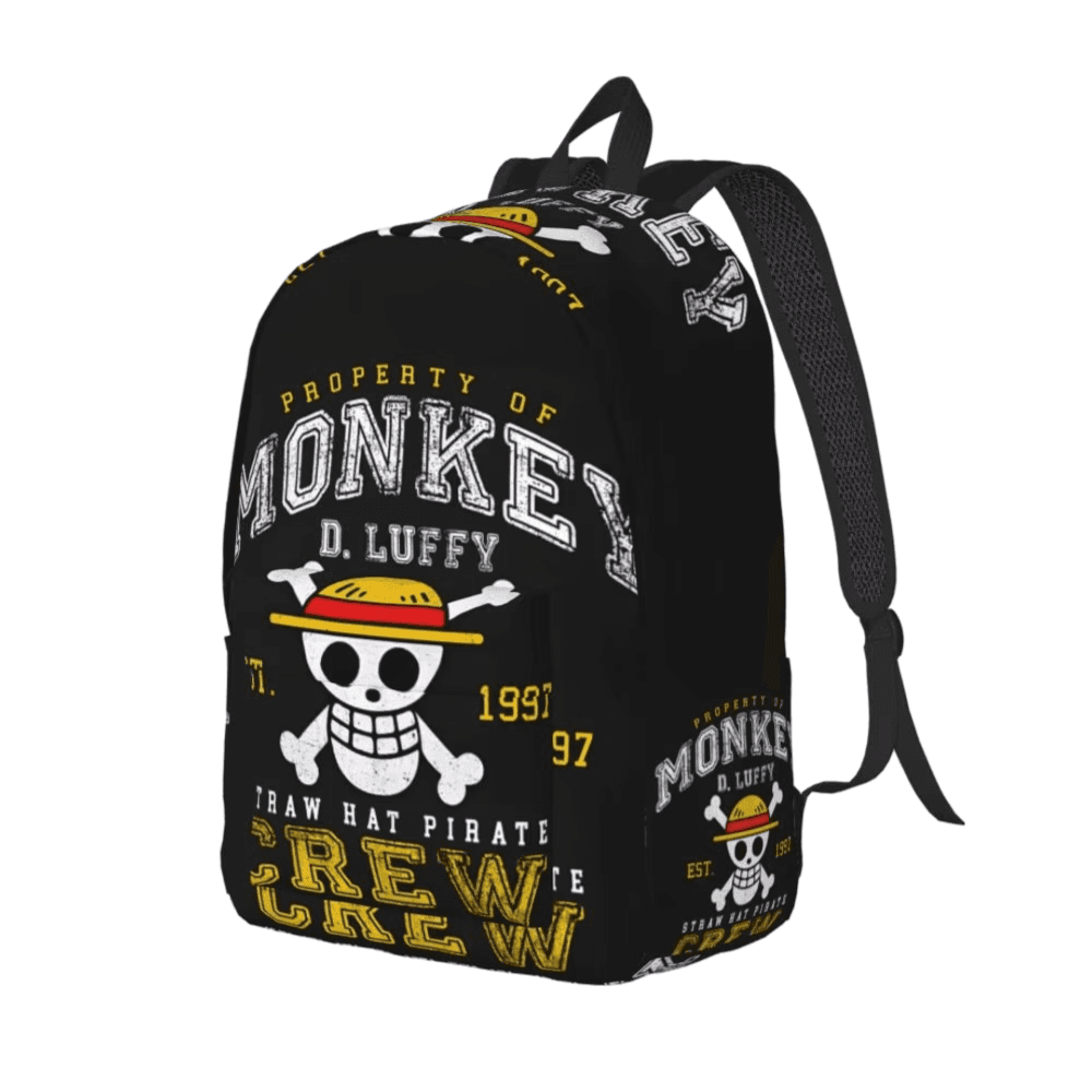 Anime One Piece Straw Hat Pirates Crew Backpack — detail 1
