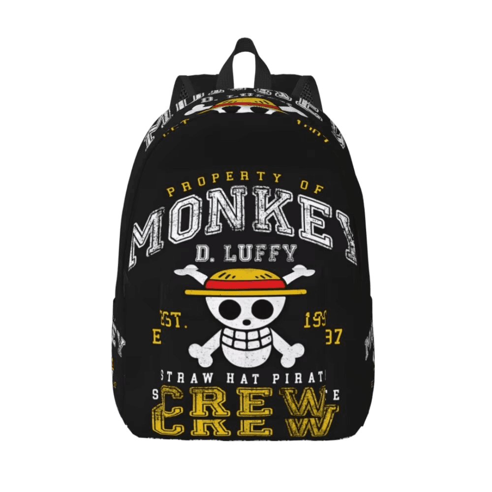 Anime One Piece Straw Hat Pirates Crew Backpack