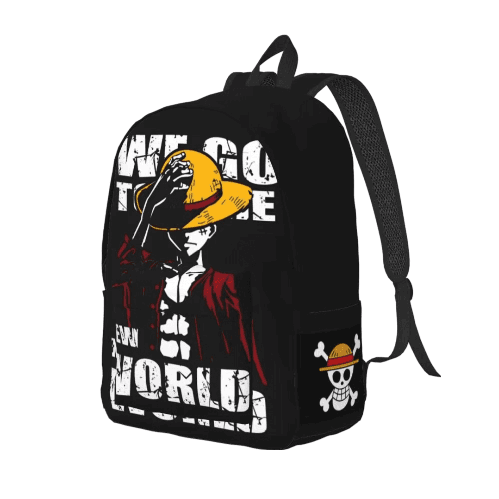 One Piece Monkey D. Luffy Anime Student Backpack — detail 1