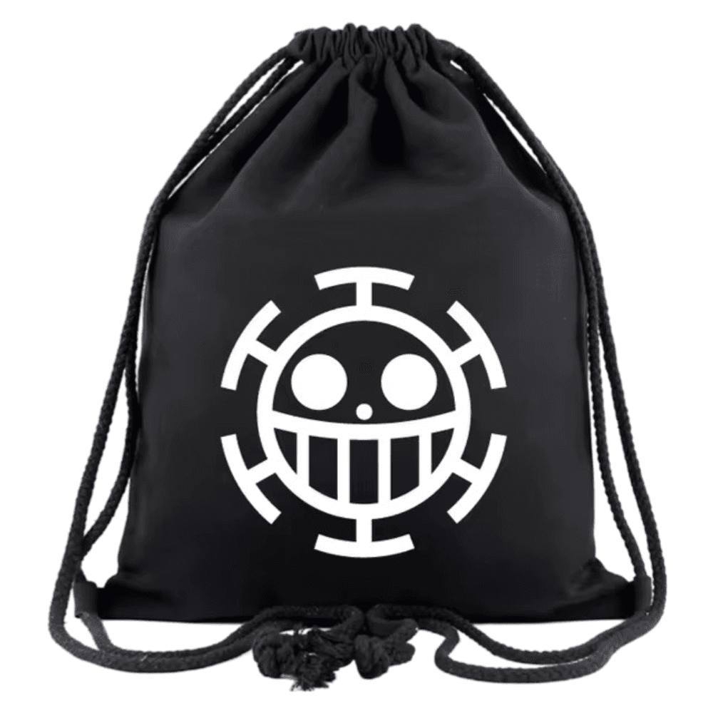 Anime One Piece Heart Pirates Drawstring Bag