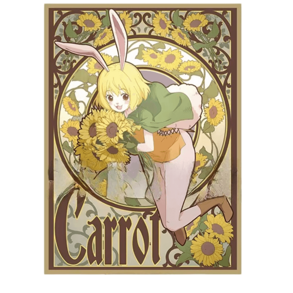 Anime One Piece Carrot Fanart Flash Card
