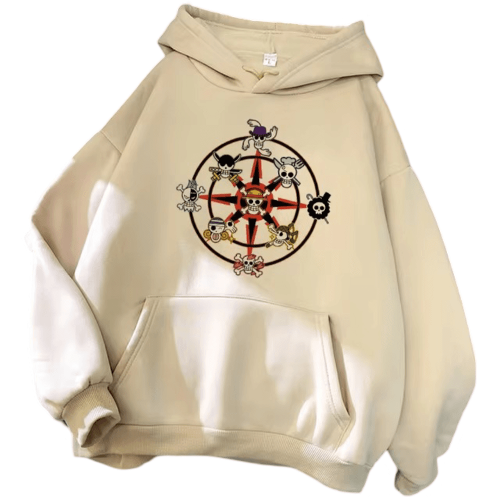 One Piece Anime Straw Hat Pirates Hoodie