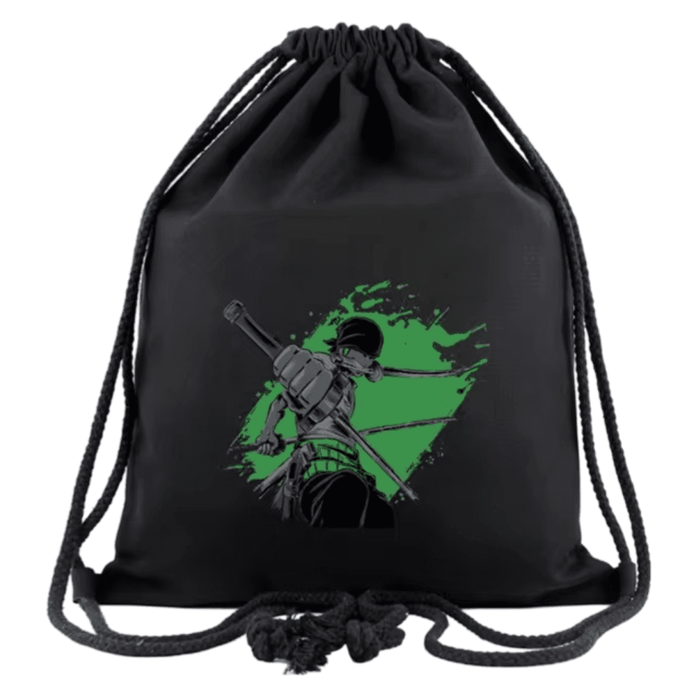 One Piece Anime Roronoa Zoro Drawstring Bag