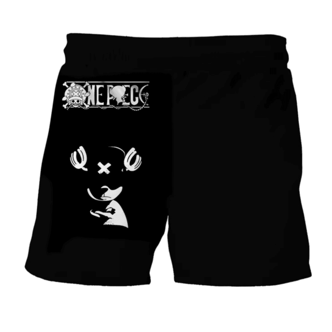 Anime One Piece Tony Tony Chopper Black Shorts