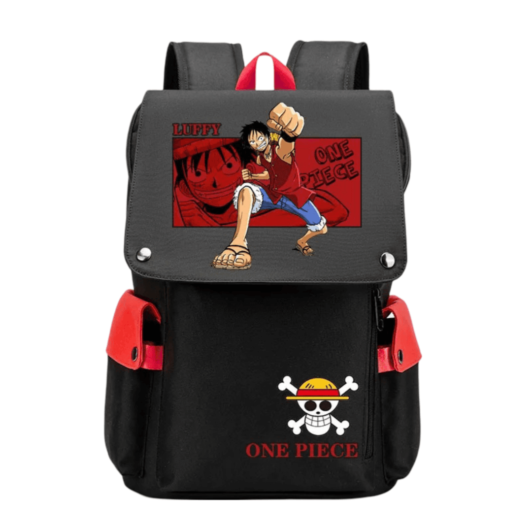 Anime One Piece Monkey D. Luffy Student Backpack