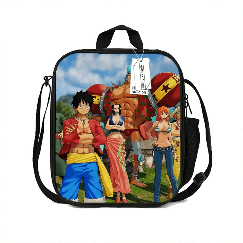 Anime One Piece Character Insulated Lunch Bag