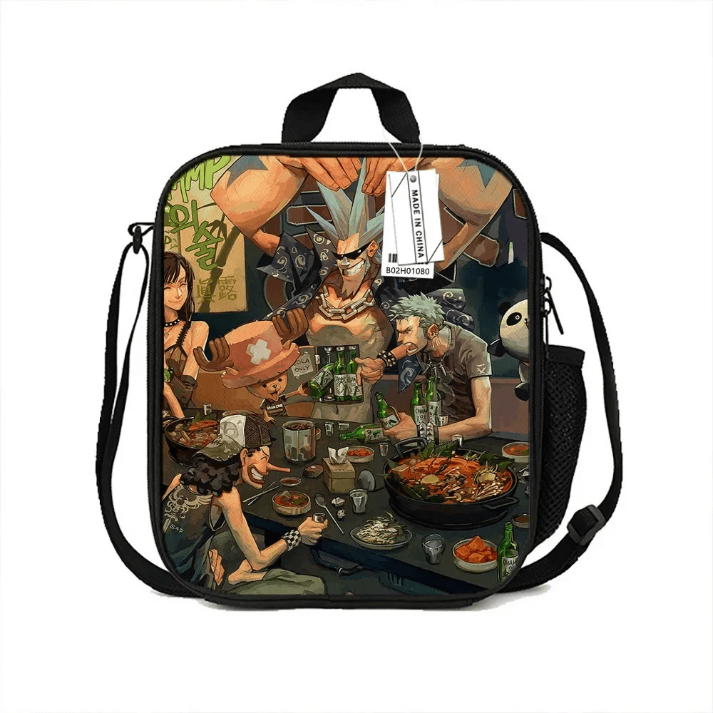 One Piece Anime Character Insulated Lunch Bag