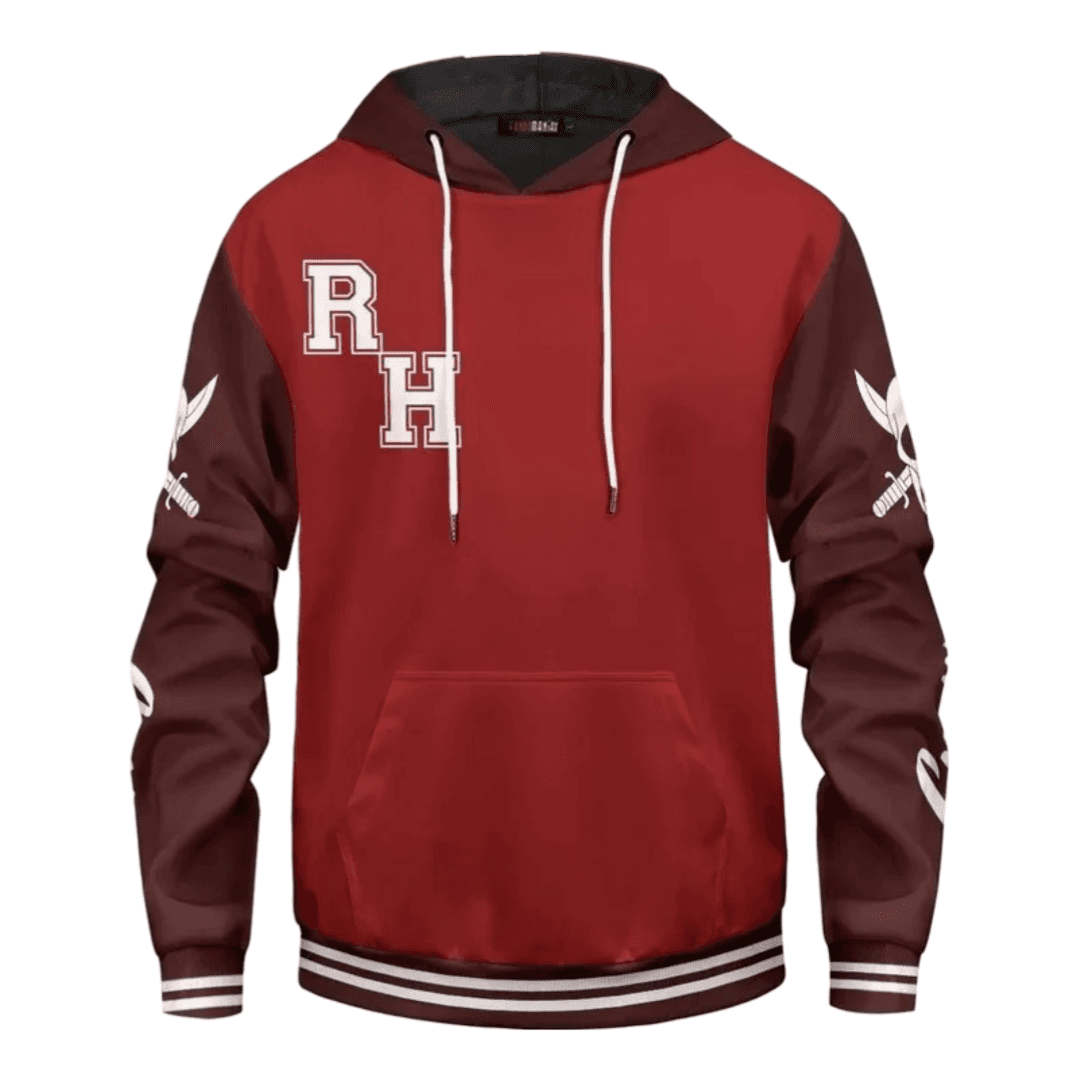 Anime One Piece Red Haired Pirates Logo Hoodie
