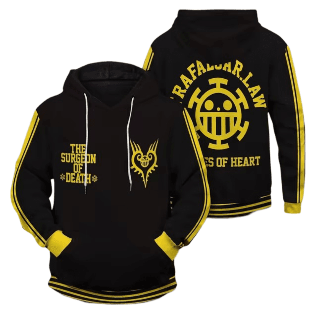 Anime One Piece Trafalgar Law Hoodie — detail 1