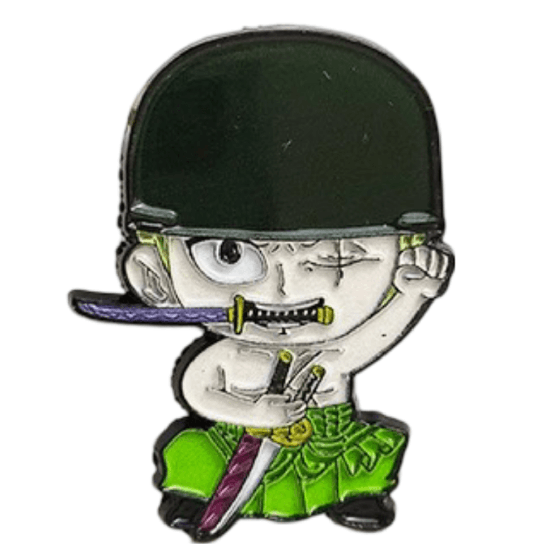 One Piece Anime Roronoa Zoro Enamel Pin