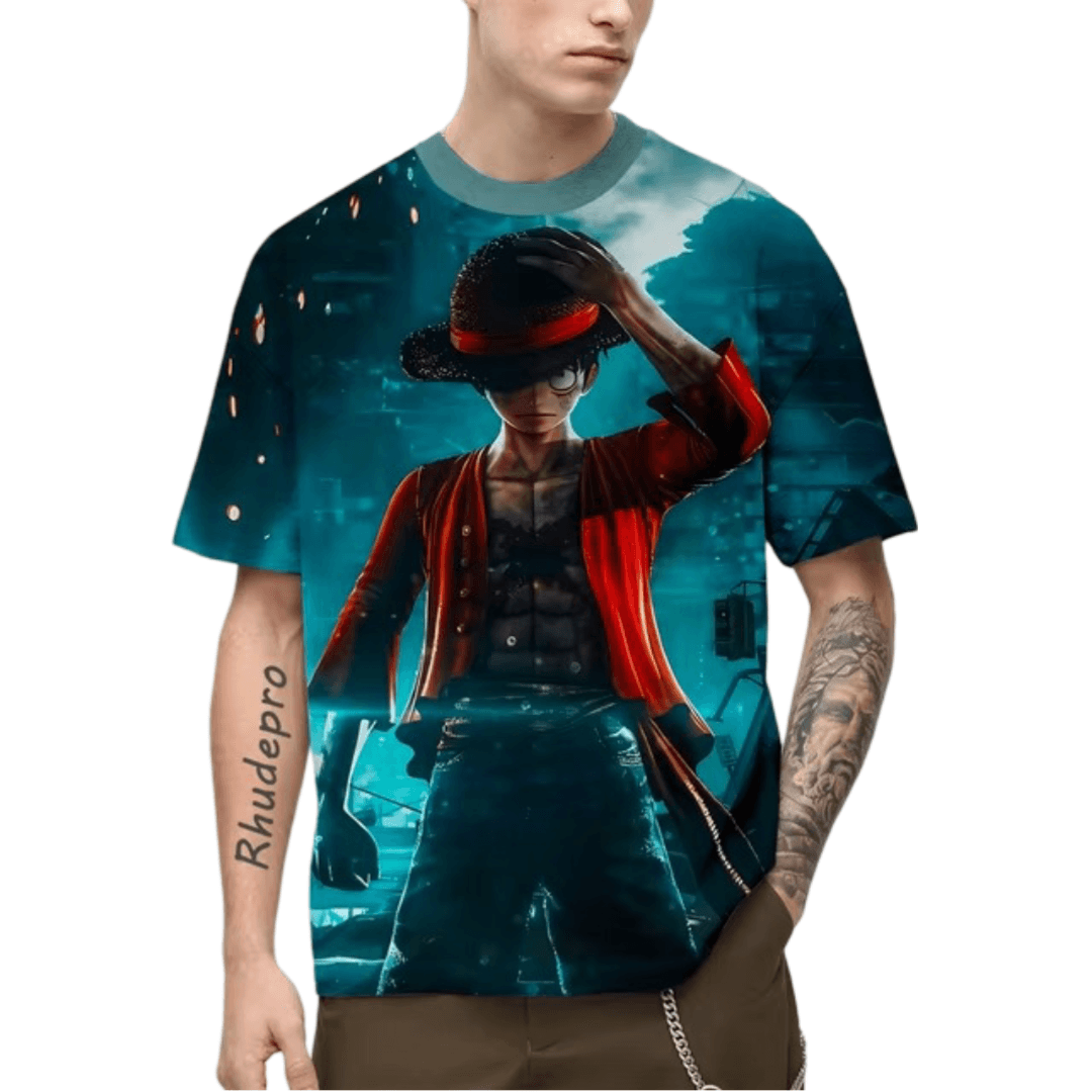 One Piece Anime Monkey D. Luffy T-Shirt