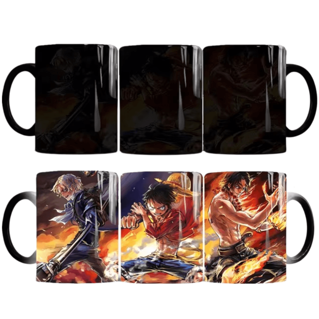 Anime One Piece Monkey D. Luffy Magic Mug
