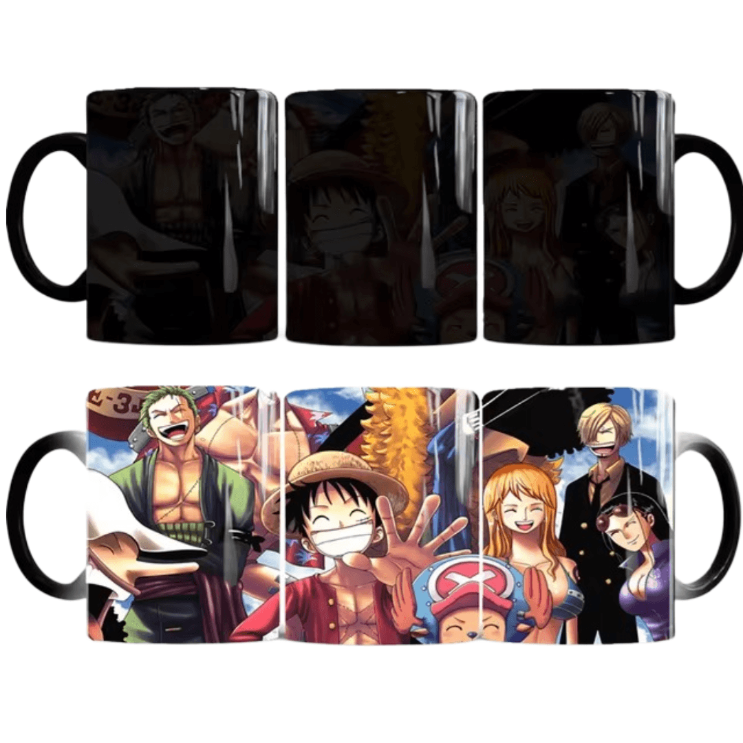 Anime One Piece Luffy And Friends Magic Mug