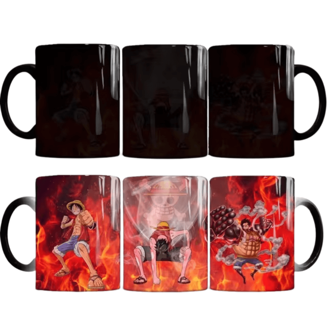 One Piece Anime Monkey D. Luffy Magic Mug