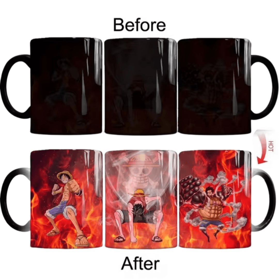One Piece Anime Monkey D. Luffy Magic Mug — detail 1