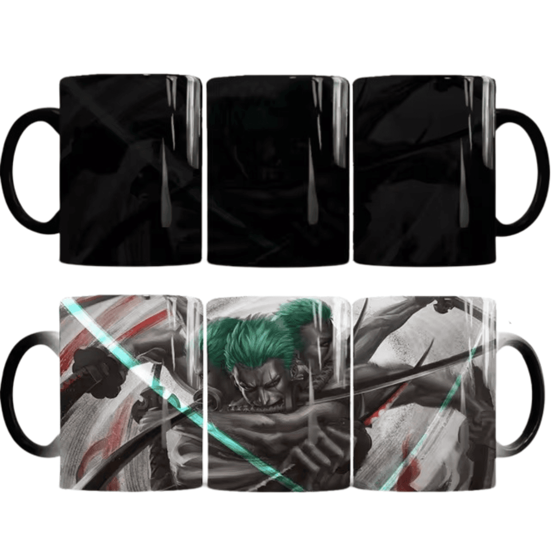 Anime One Piece Roronoa Zoro Vinrylgrave Magic Mug