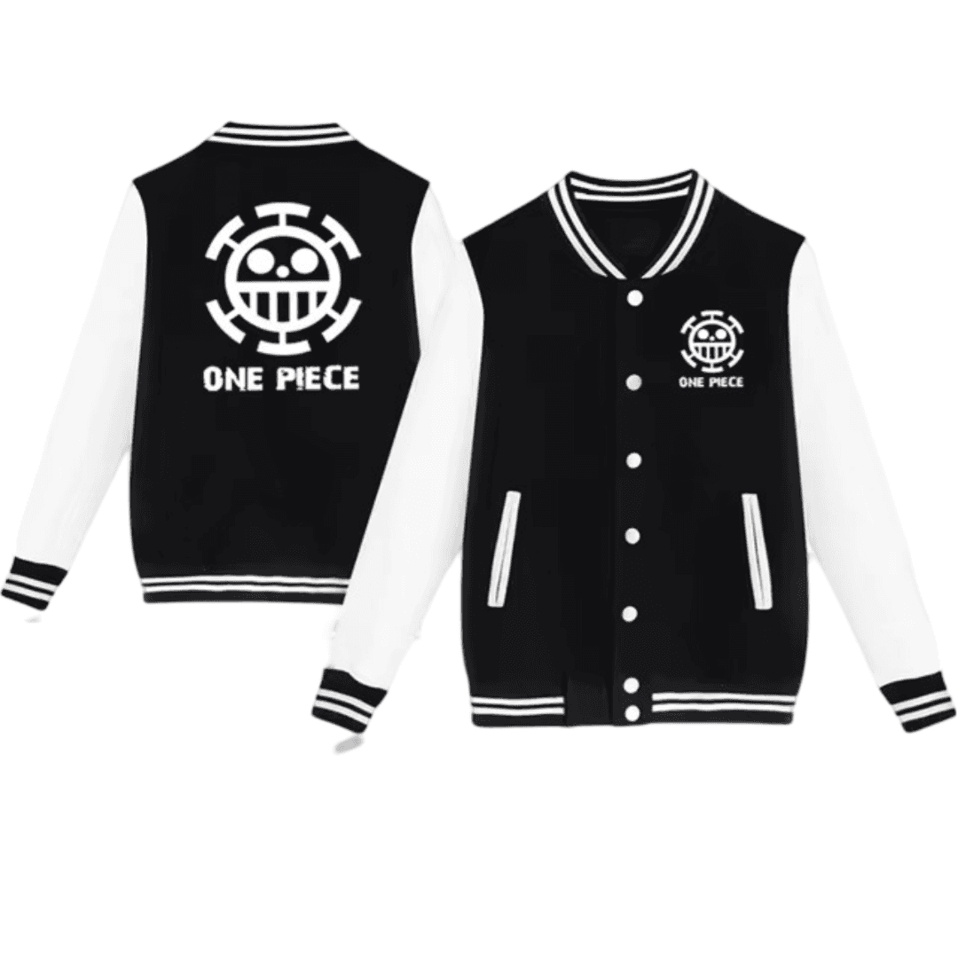 Anime One Piece Heart Pirates Baseball Jacket