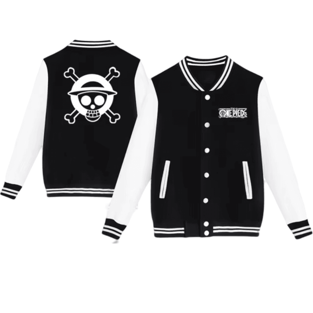 Anime One Piece Straw Hat Pirates Baseball Jacket
