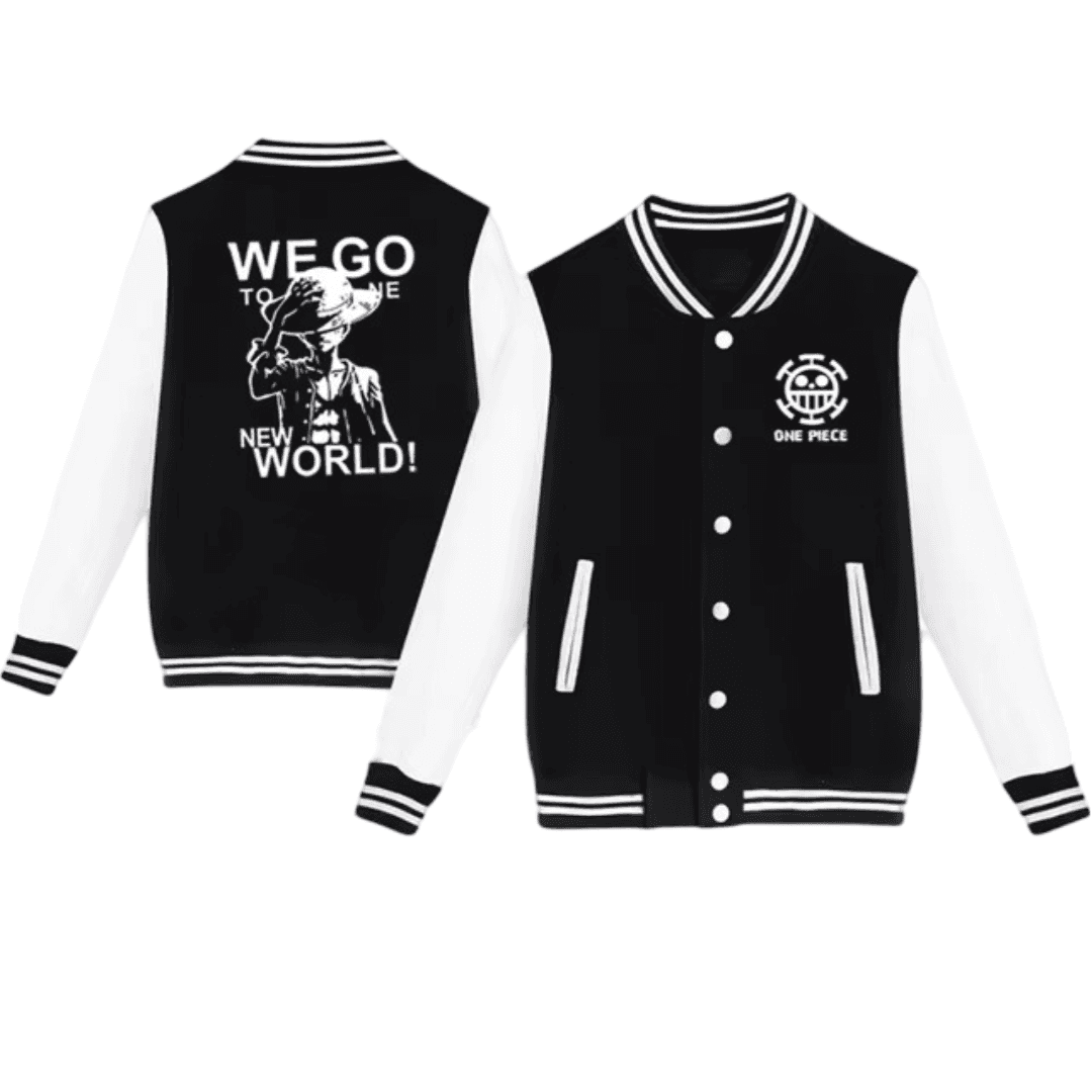 Anime One Piece Monkey D. Luffy Baseball Jacket