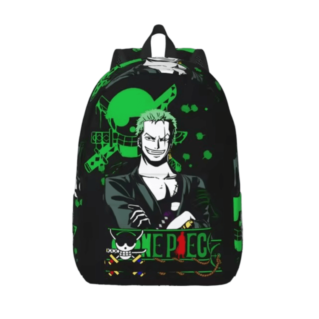 One Piece Roronoa Zoro Anime Student Backpack