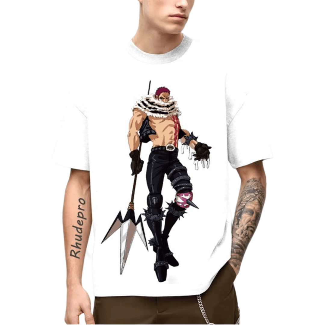 Anime One Piece Charlotte Katakuri T-Shirt For Men