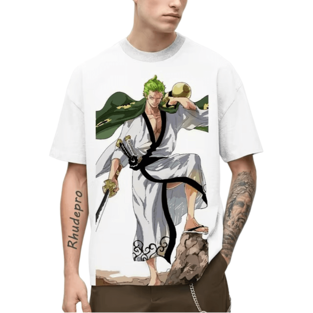 One Piece Roronoa Zoro Anime T-Shirt For Men