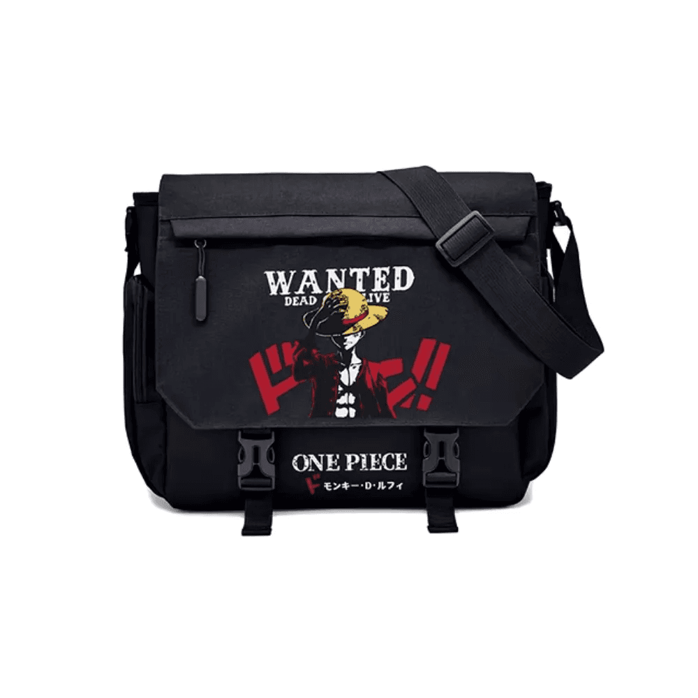 Anime One Piece Wanted Monkey D. Luffy Crossbody Bag