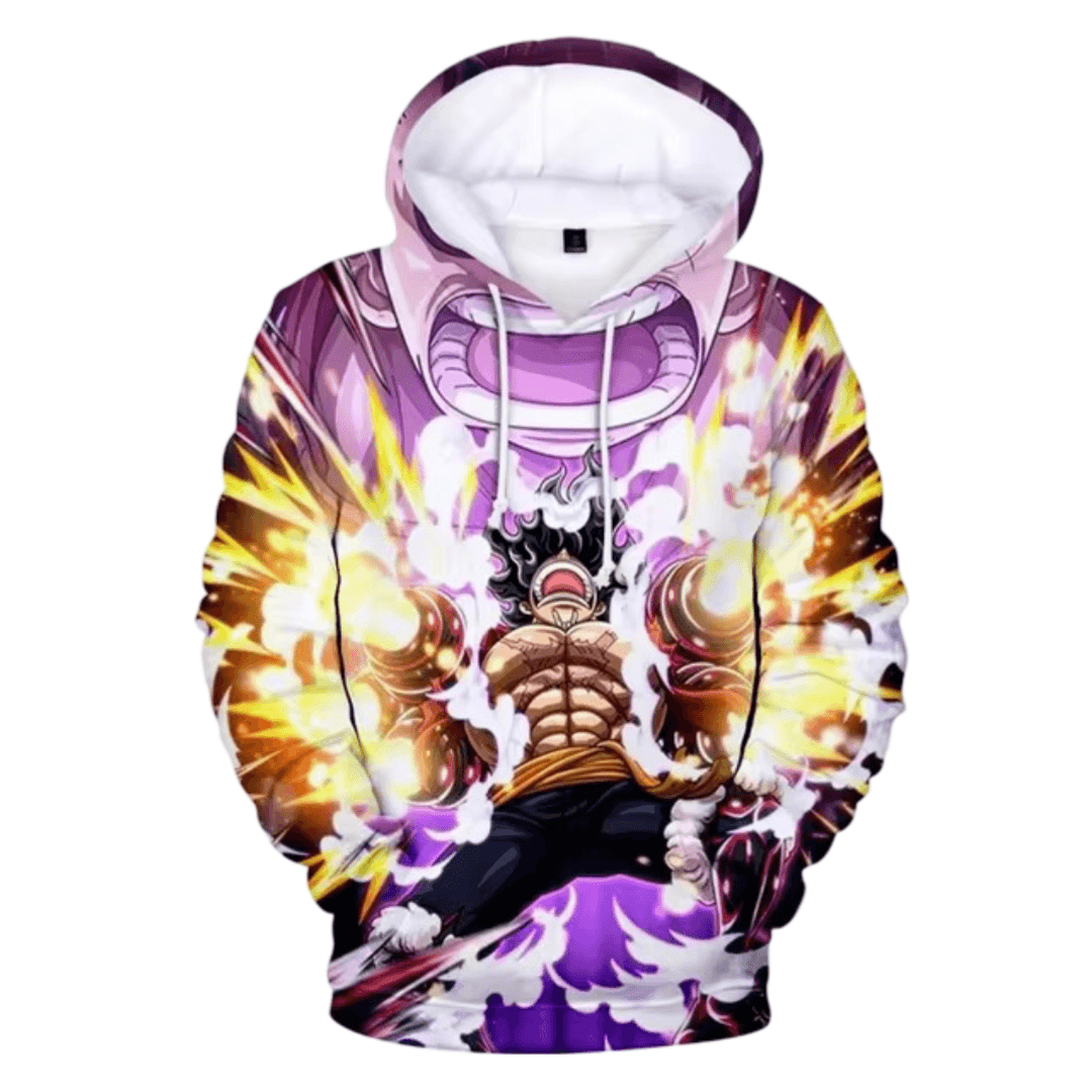 One Piece Anime Luffy Gear 4 Hoodie