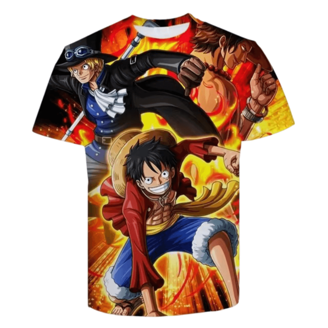 One Piece Monkey D. Luffy Short Sleeve Anime T-Shirt
