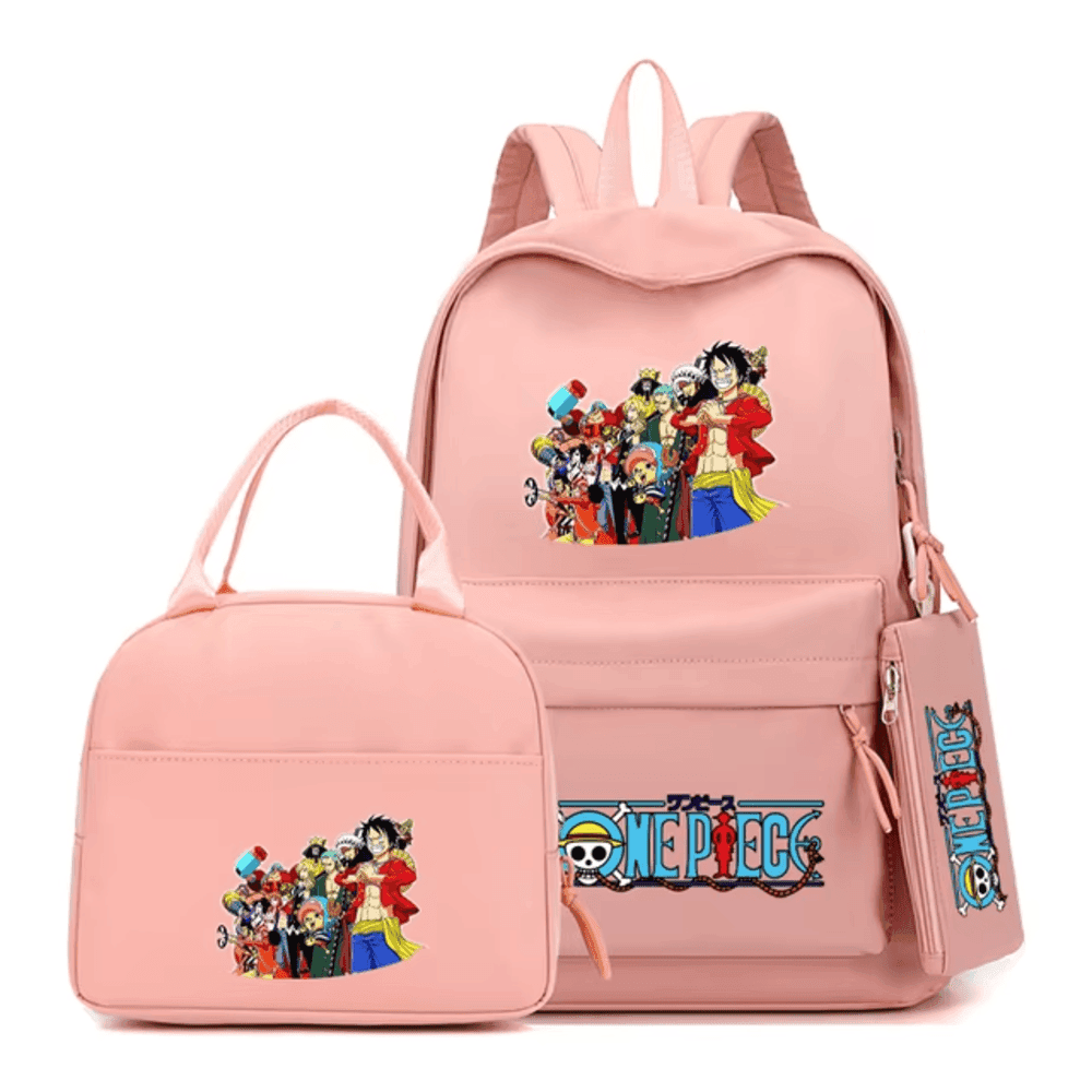 3Pcs/Set One Piece Anime Character Backpack — detail 2