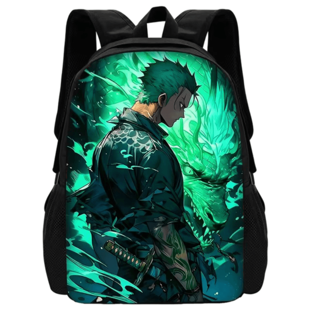 Anime One Piece Roronoa Zoro 3D Backpack — detail 1