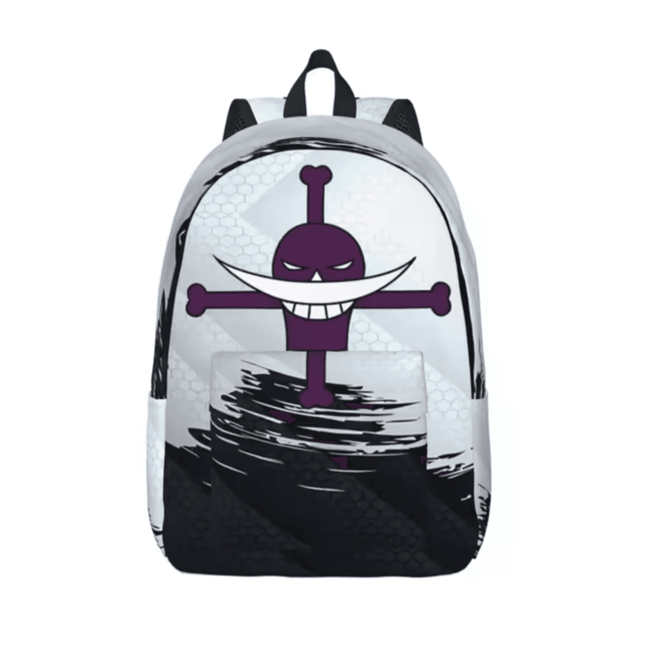 One Piece Anime Whitebeard Pirates Printed Backpack