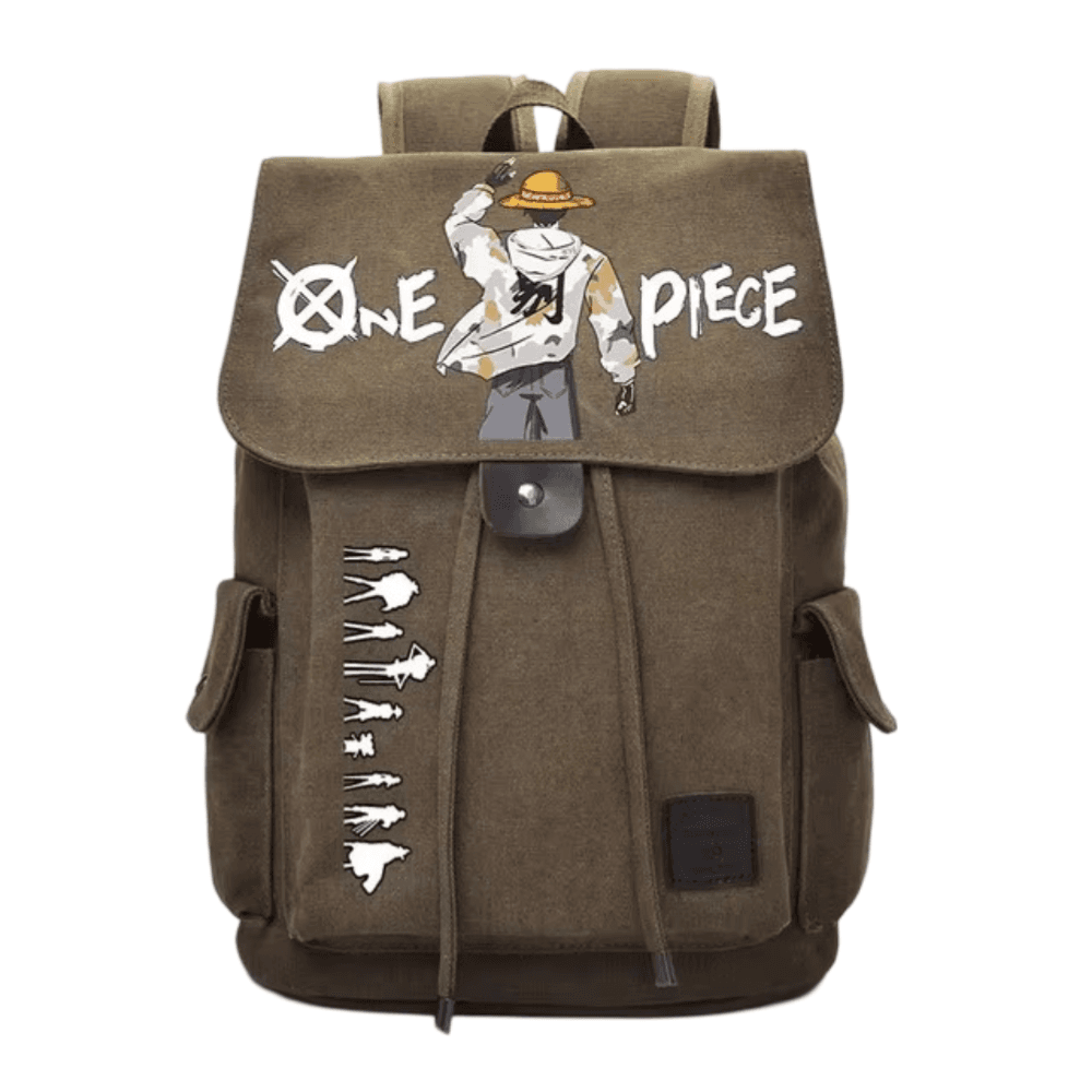 Anime One Piece Monkey D. Luffy Nylon Student School Bag — detail 2