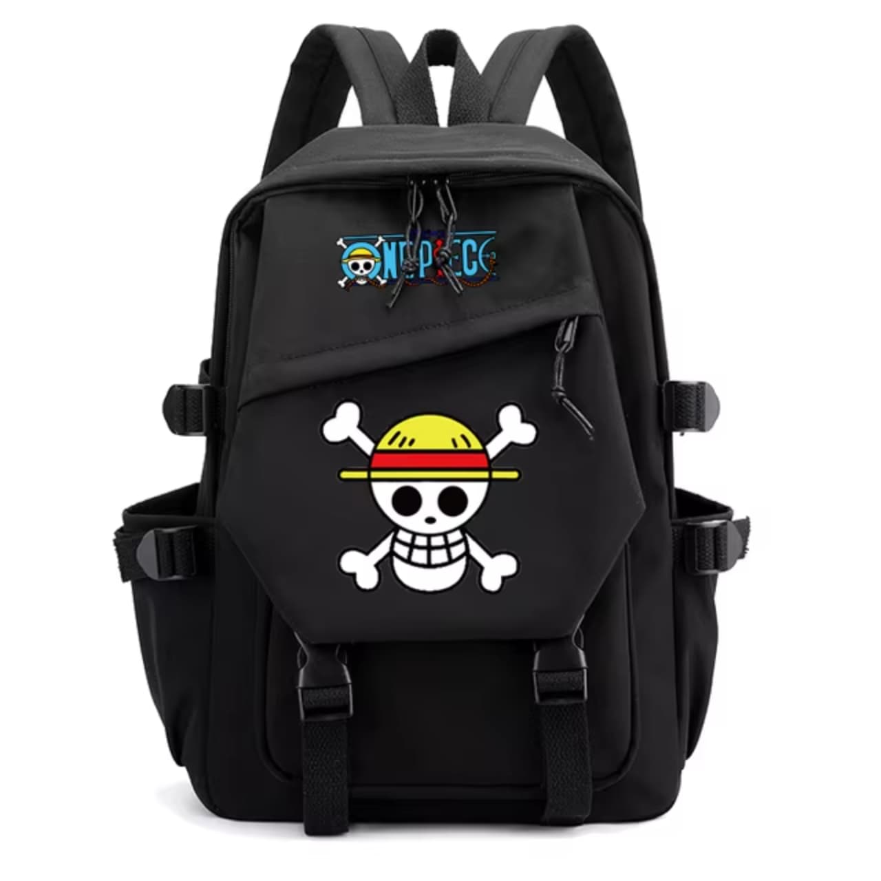 One Piece Anime Straw Hat Crew Skull Backpack