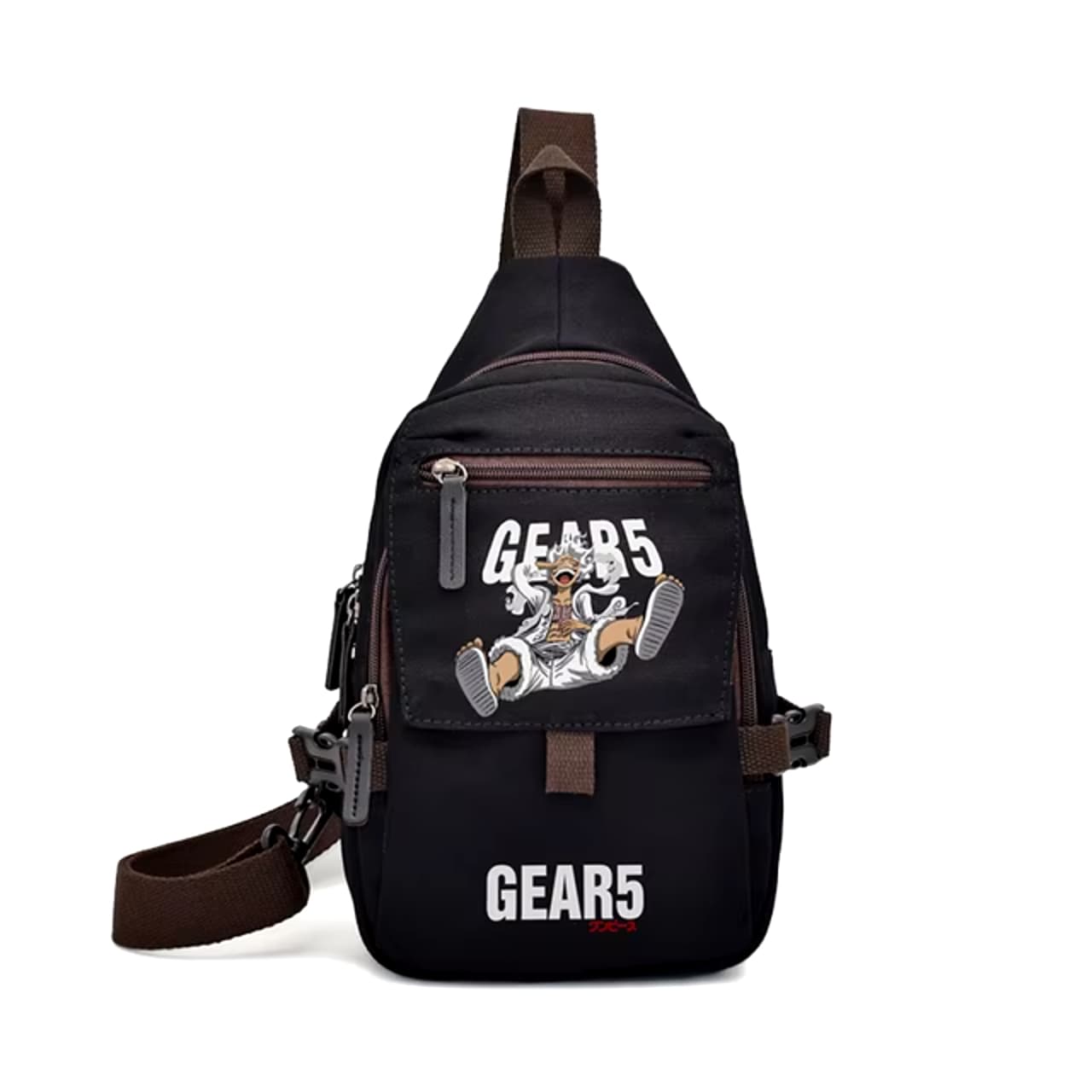 One Piece Anime Monkey D. Luffy Gear 5 Canvas Chest Bag