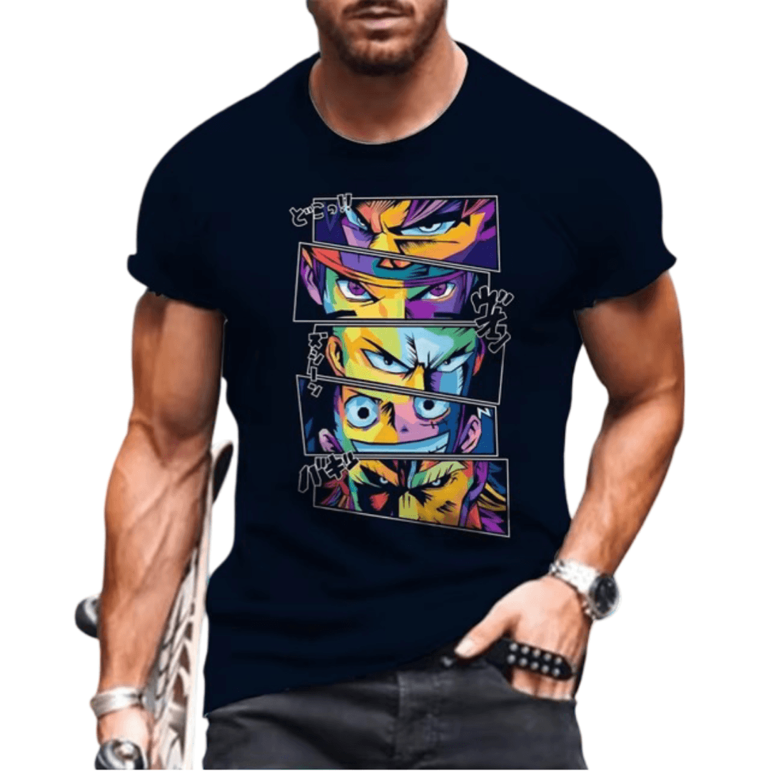 Anime One Piece Pop Art T-Shirt For Men