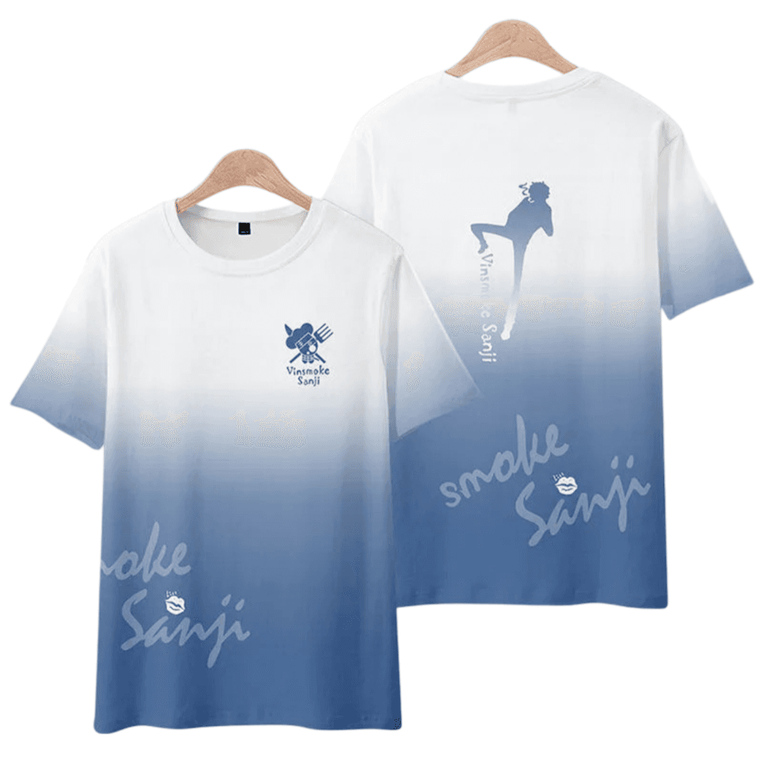 Anime One Piece Smoke Sanji T-Shirt