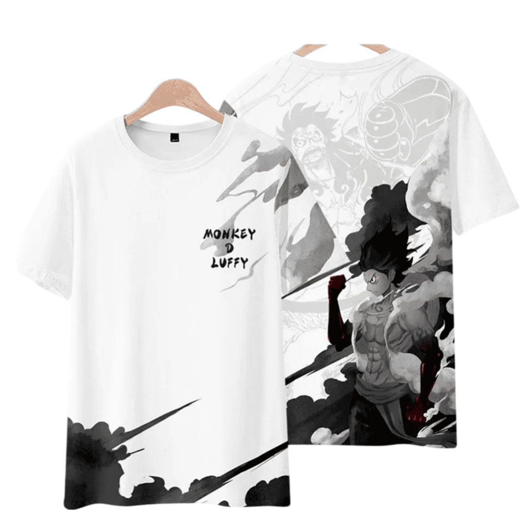 Anime One Piece Luffy Gear 4 Snakeman T-Shirt