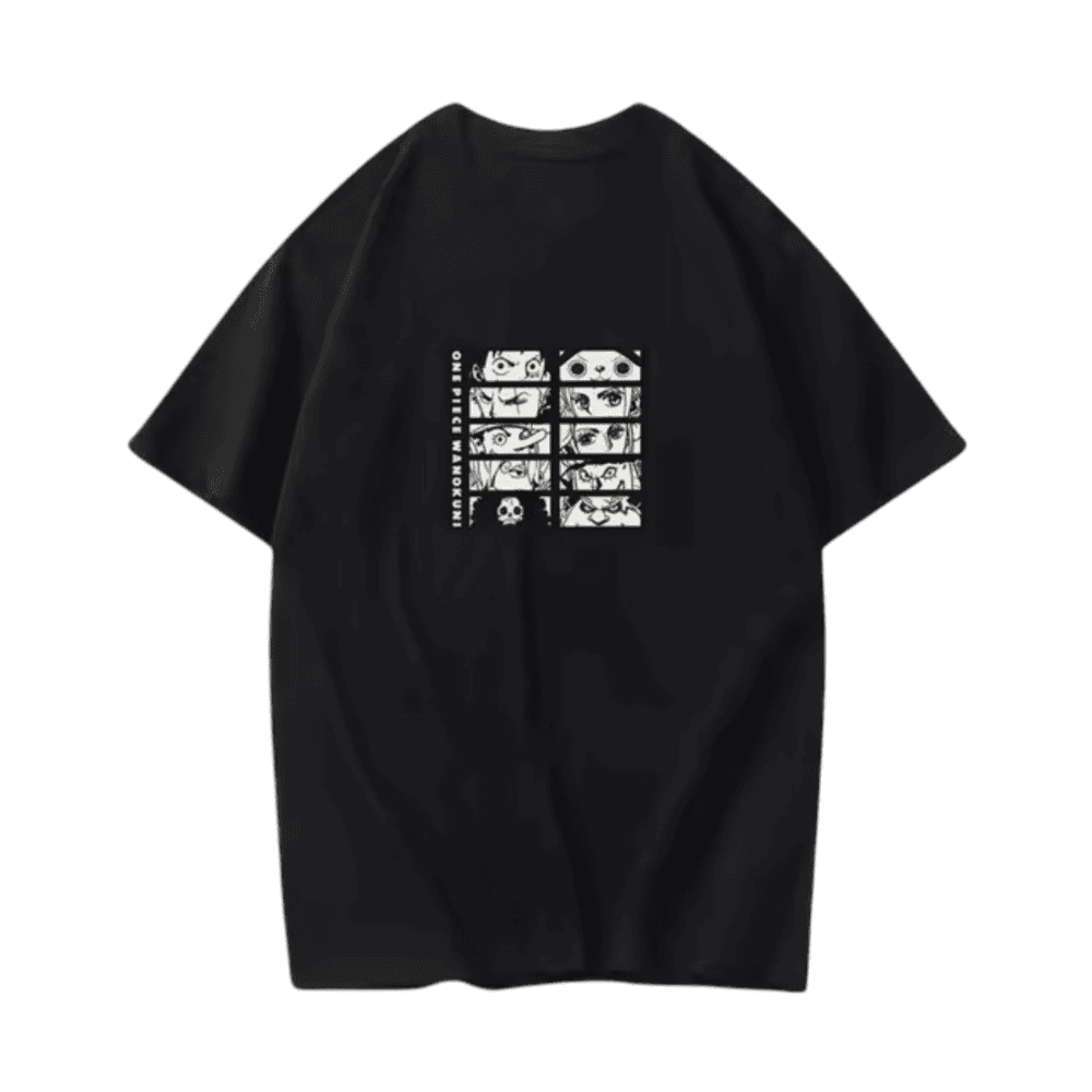 One Piece Anime Character Printed T-Shirt